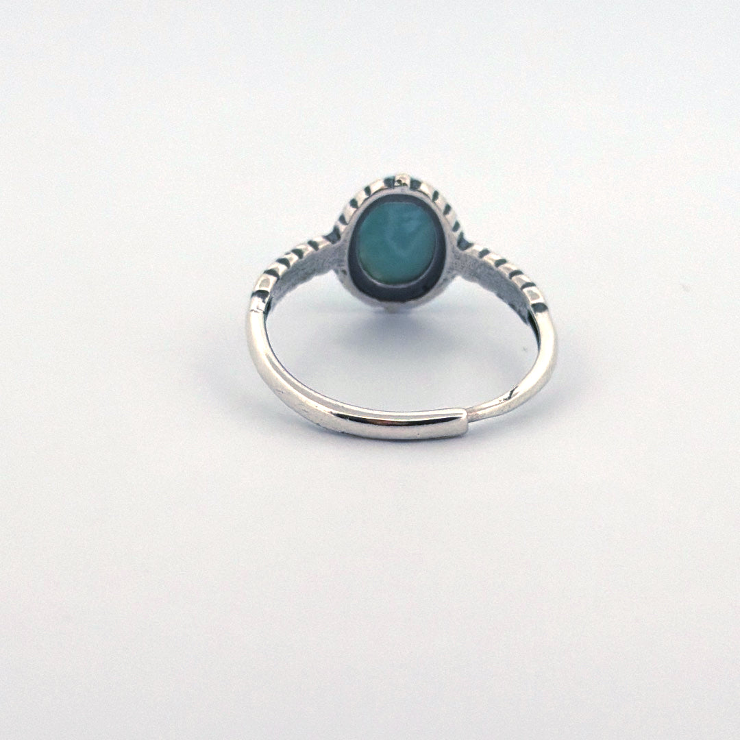 Larimar S925 Adjustable Ring