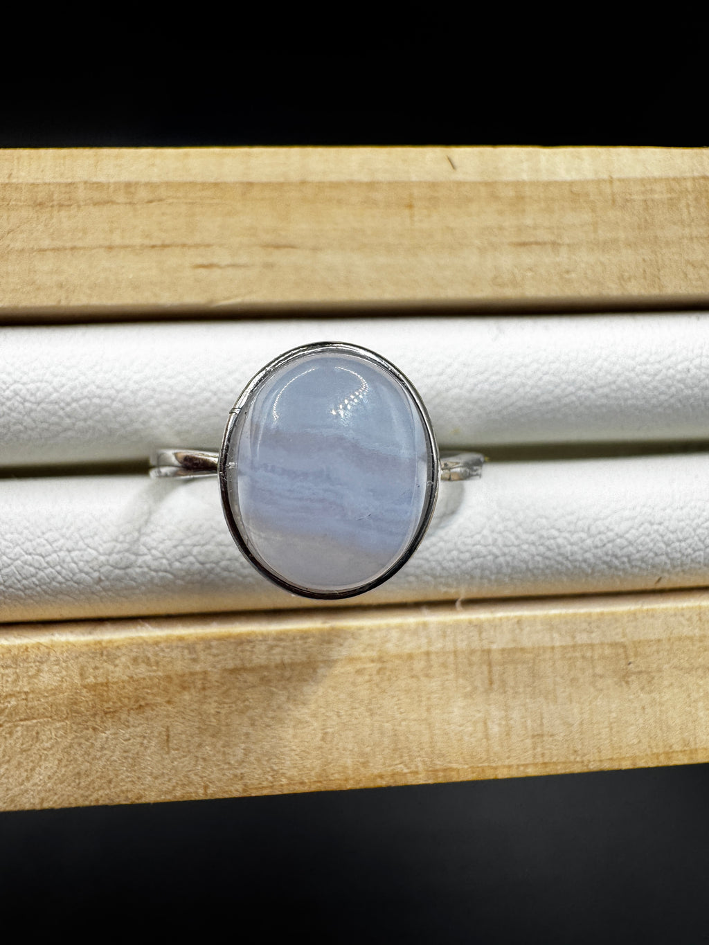 Blue Lace Agate Ring
