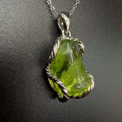 Peridot S925 Certified Necklace