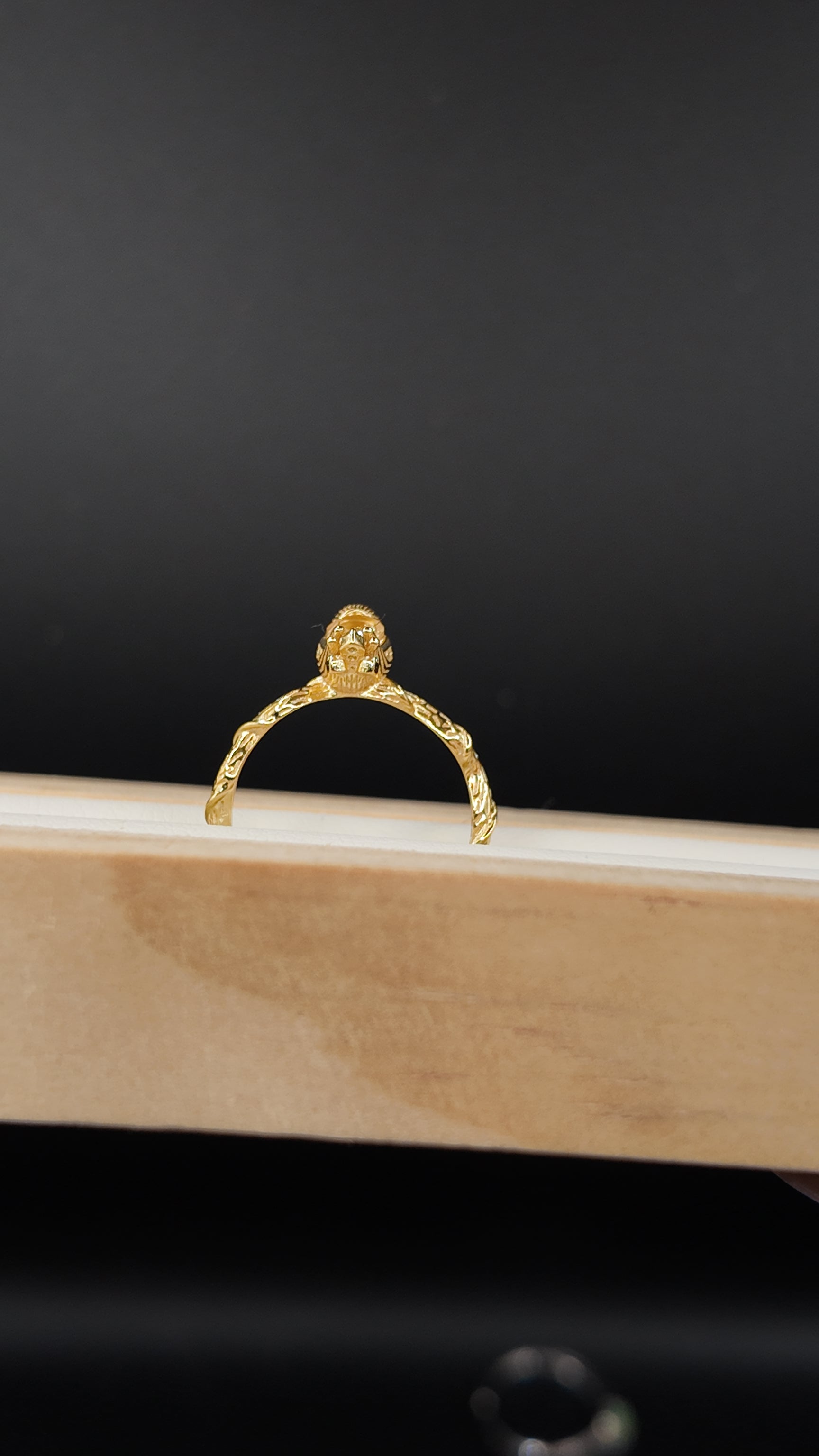 Citrine Bird Ring