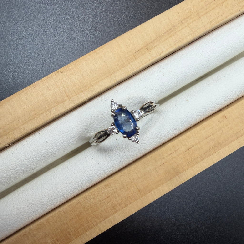 Sapphire S925 Certified Adjustable Ring