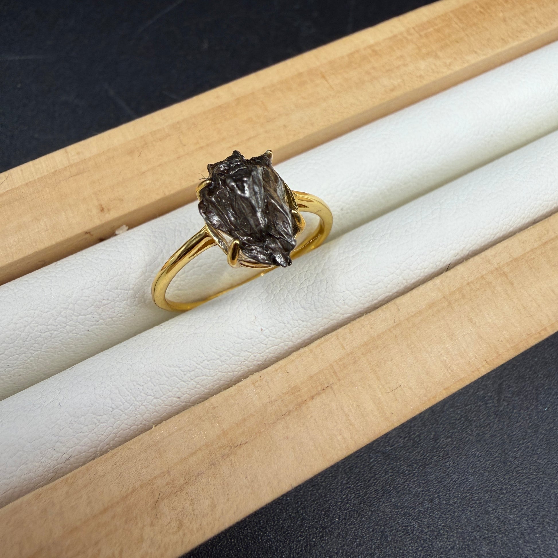 Argentina Iron Meteorite S925 Ring