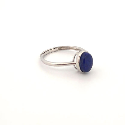 Lapis Lazuli S925 Adjustable Ring