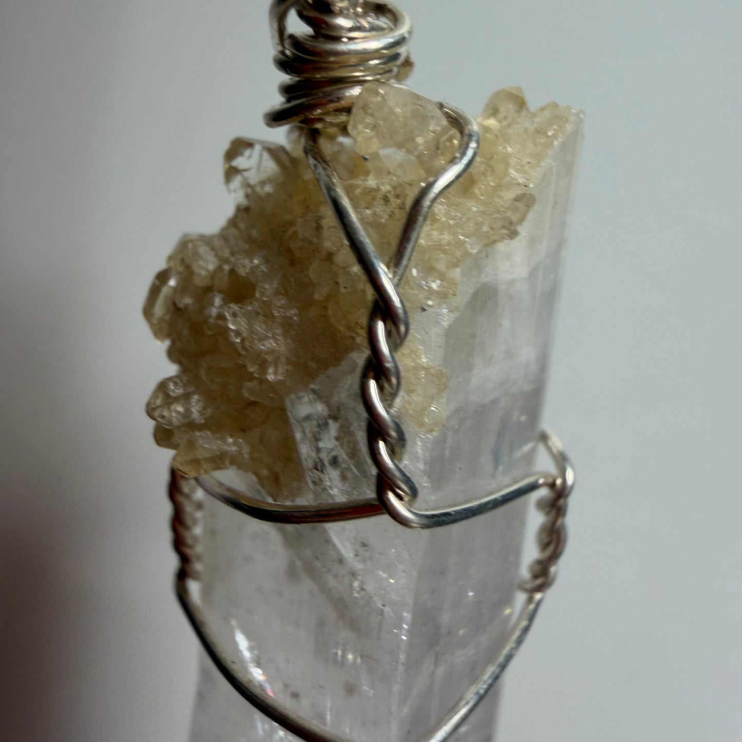 Danburite with Citrine Handmade Necklace