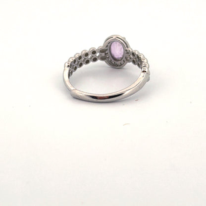 Amethyst S925 Adjustable Ring