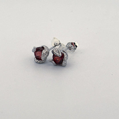 Garnet S925 Earrings