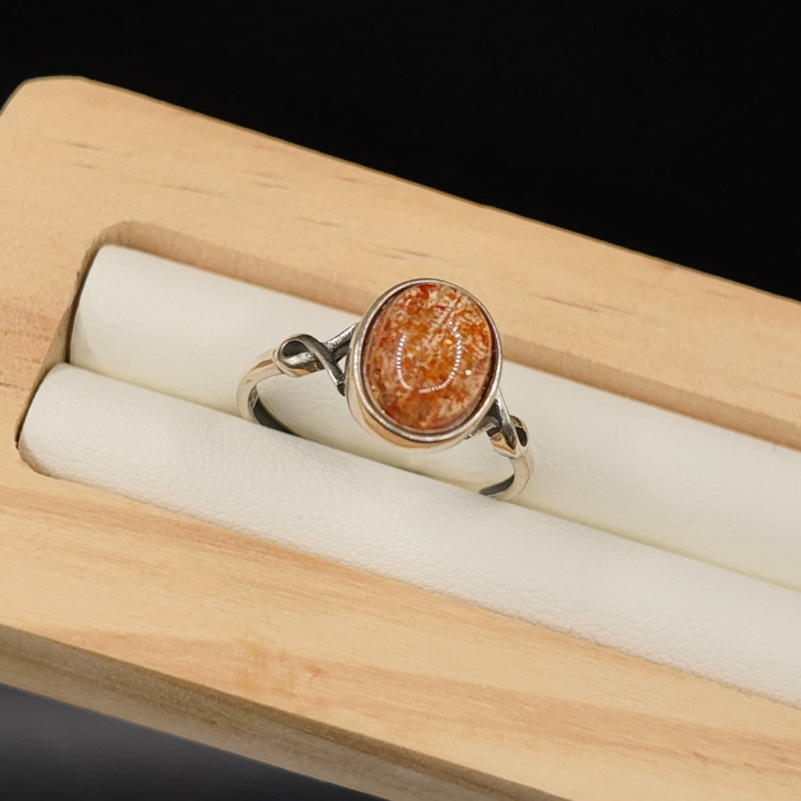 Sunstone S925 Adjustable Ring