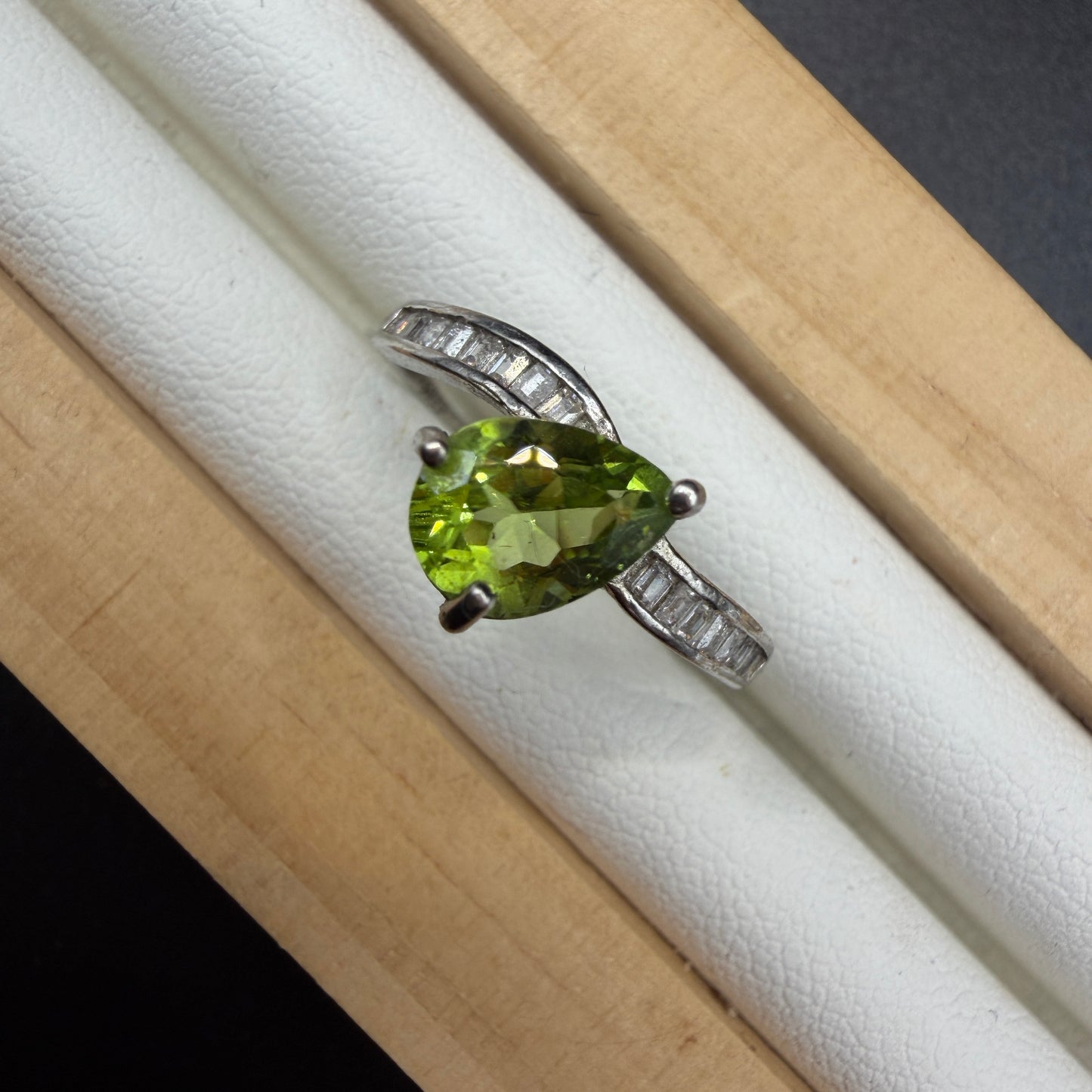 Peridot S925 Adjustable Ring