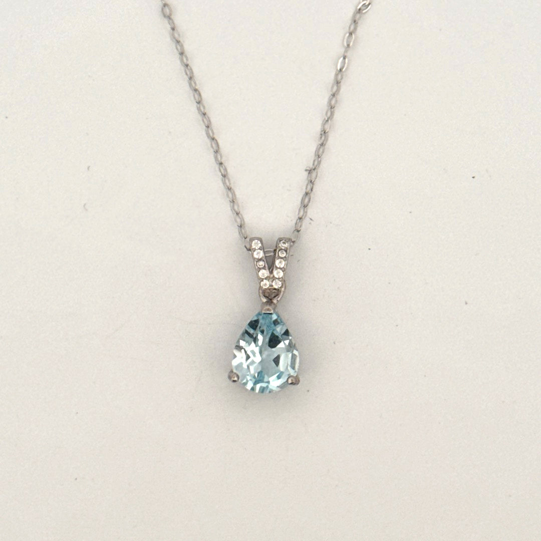 Aquamarine S925 Necklace