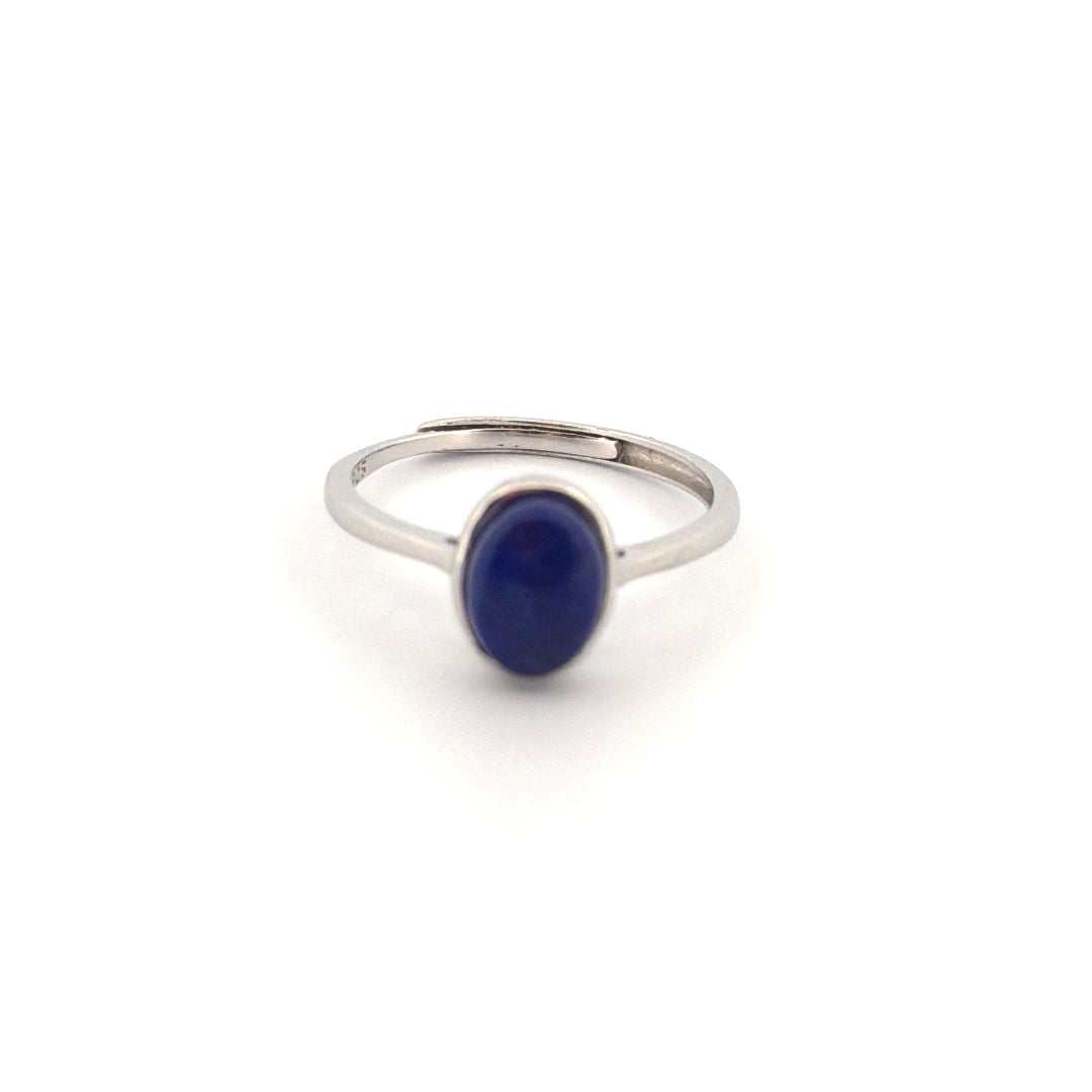 Lapis Lazuli S925 Adjustable Ring