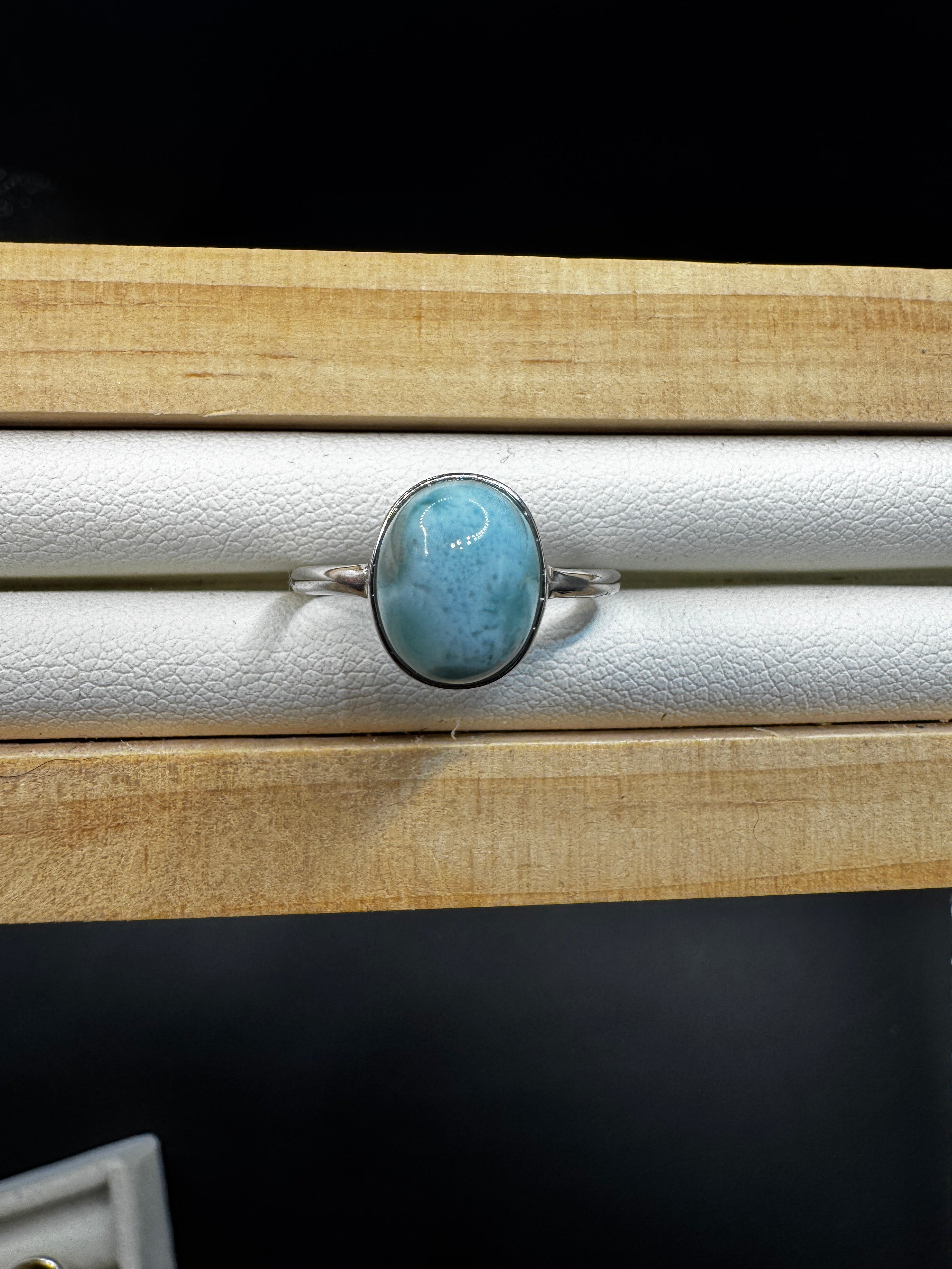 Larimar S925 Adjustable Ring