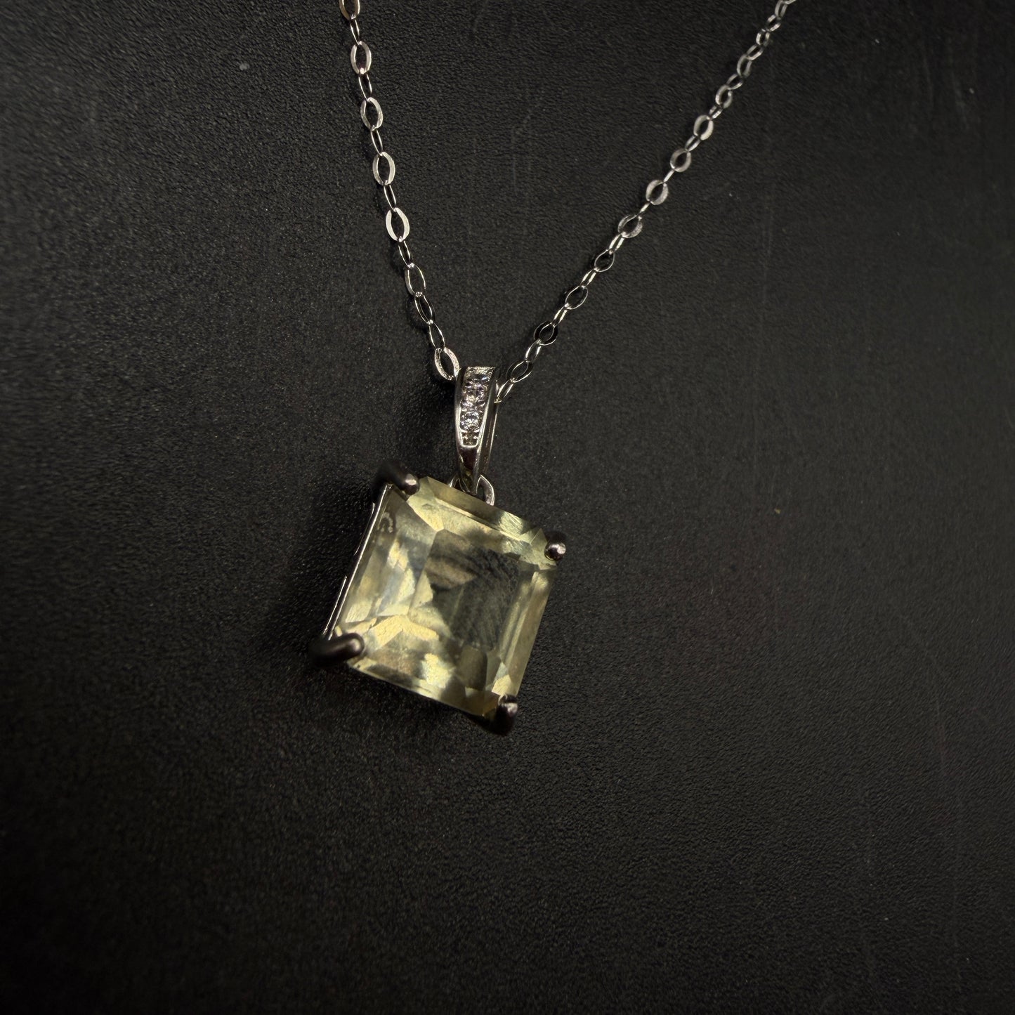Libyan Desert Glass S925 Certified Necklace