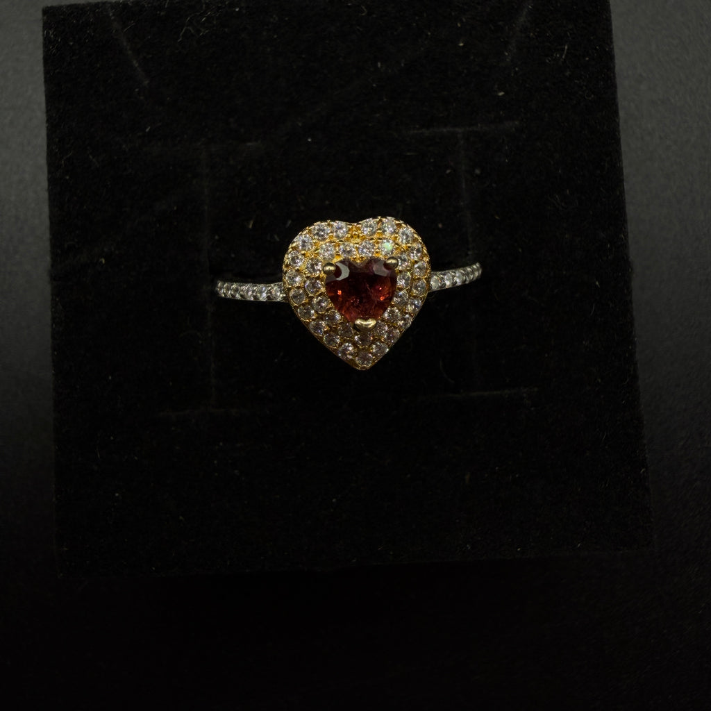 Garnet S925 Adjustable Ring