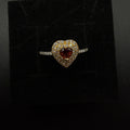 Garnet S925 Adjustable Ring