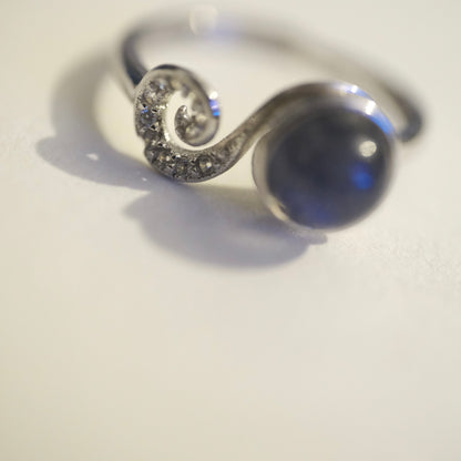 Labradorite S925 Adjustable Ring