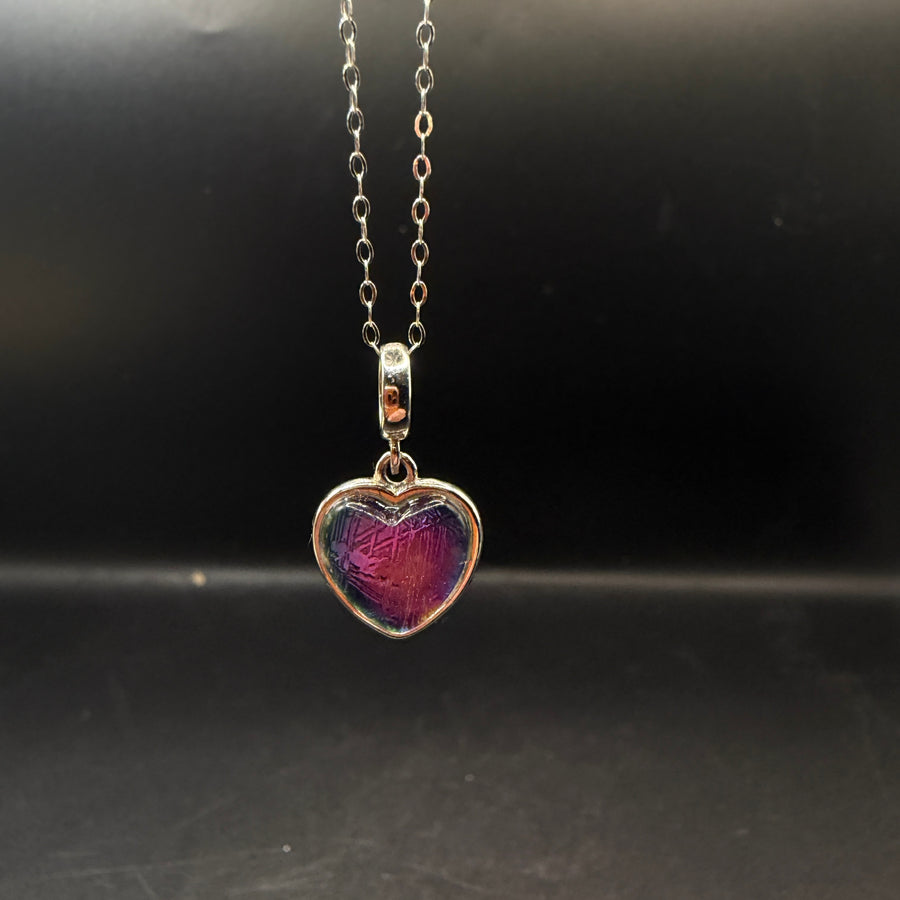 Aura Muonionalusta Tektite S925 Necklace