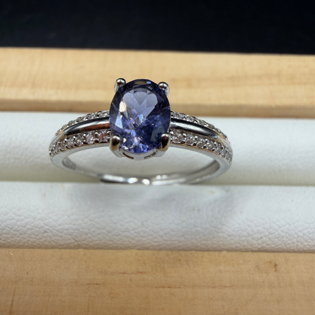 Tanzanite S925 Adjustable Ring
