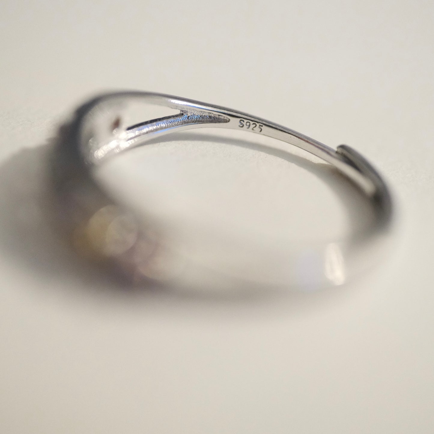 Rainbow Tourmaline S925 Adjustable Ring