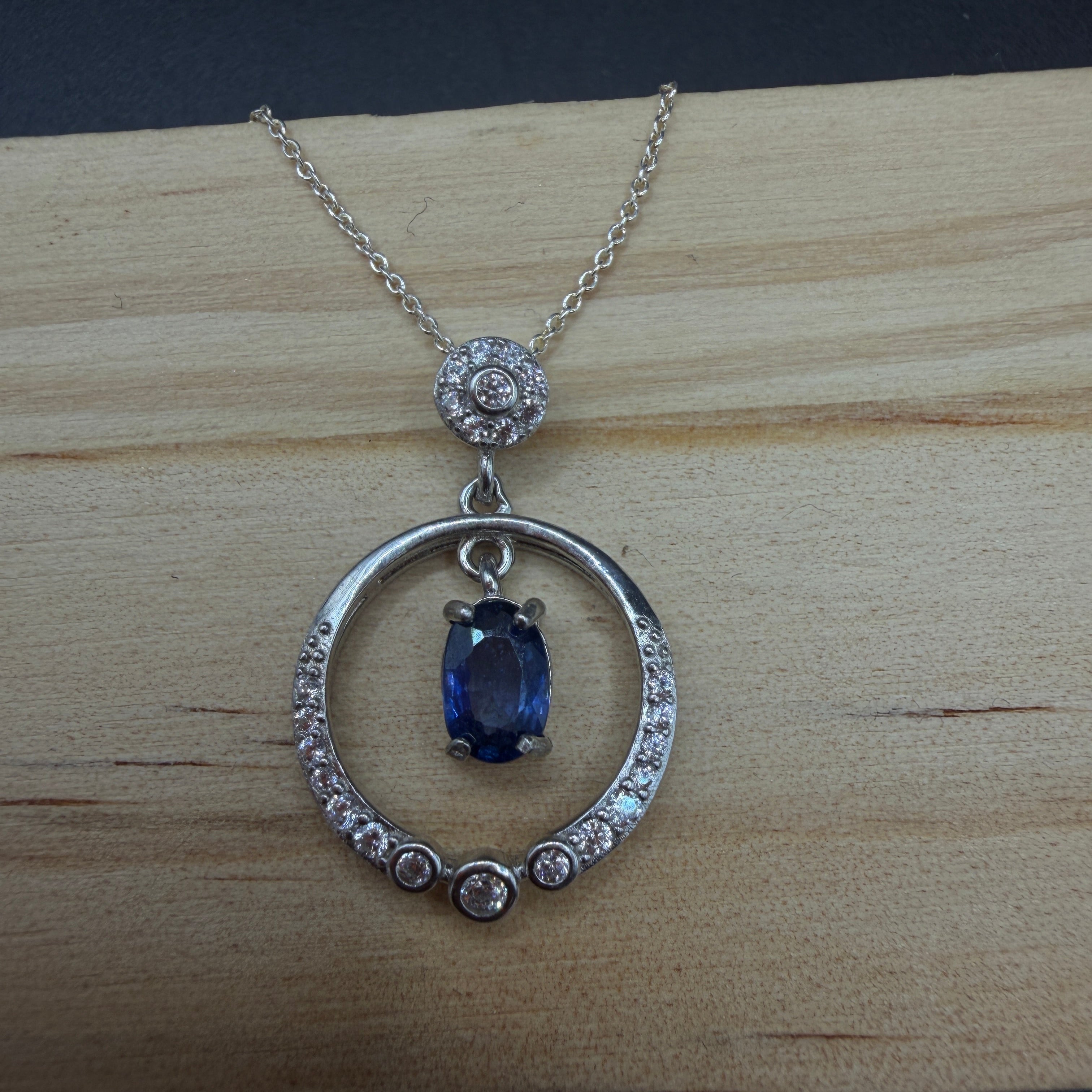 Sapphire S925 Necklace