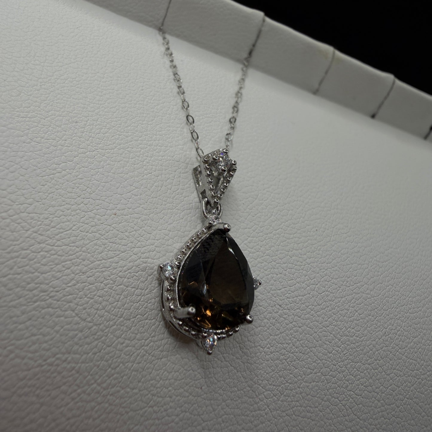 Smokey Quartz S925 Necklace