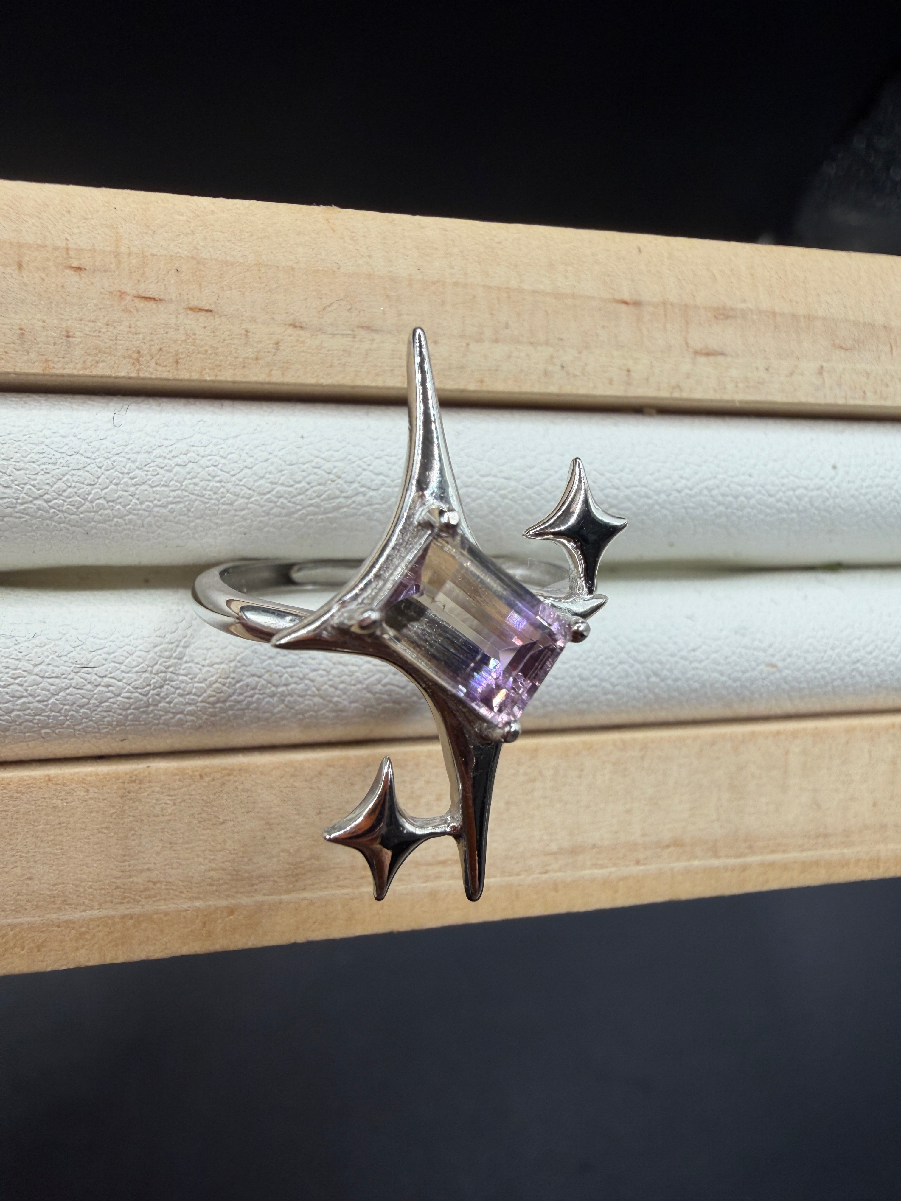 Ametrine Signature Star Ring