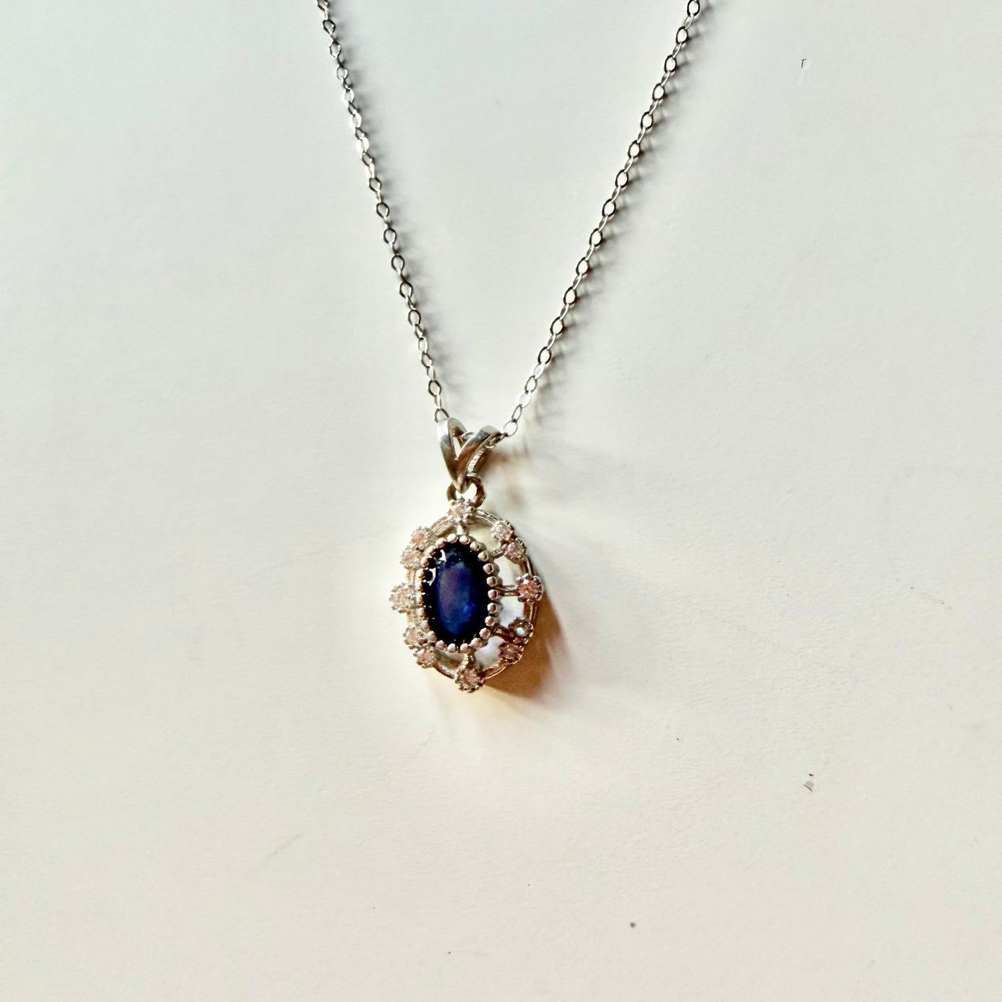 Sapphire S925 Necklace