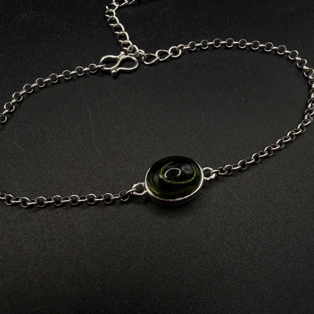 Moldavite S925 Certified Bracelet