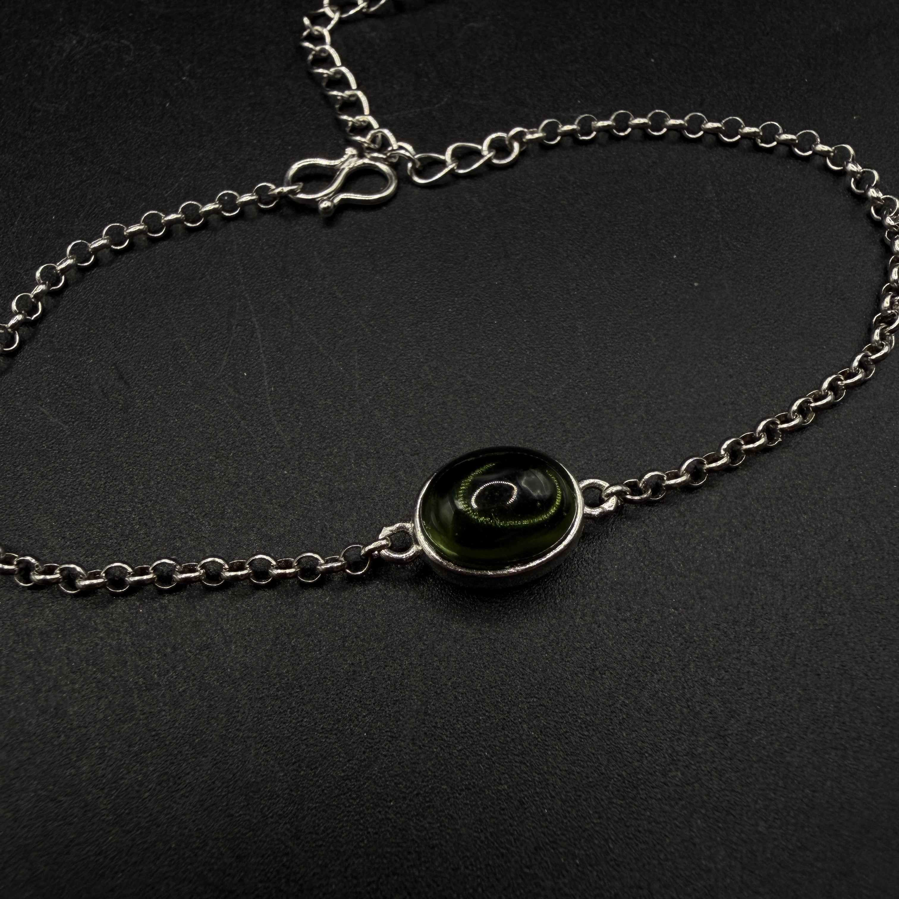 Moldavite S925 Certified Bracelet