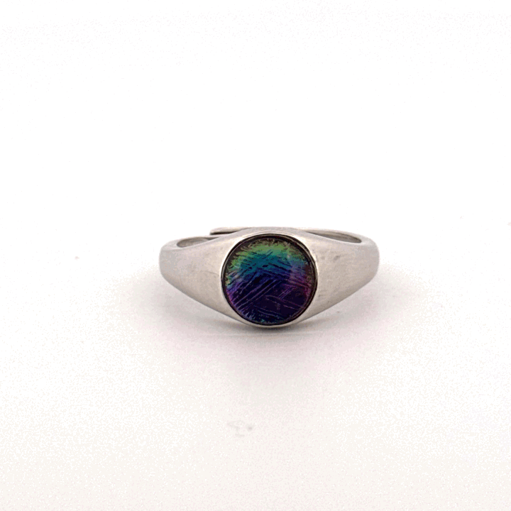 Muonionalusta Round S925 Adjustable Ring