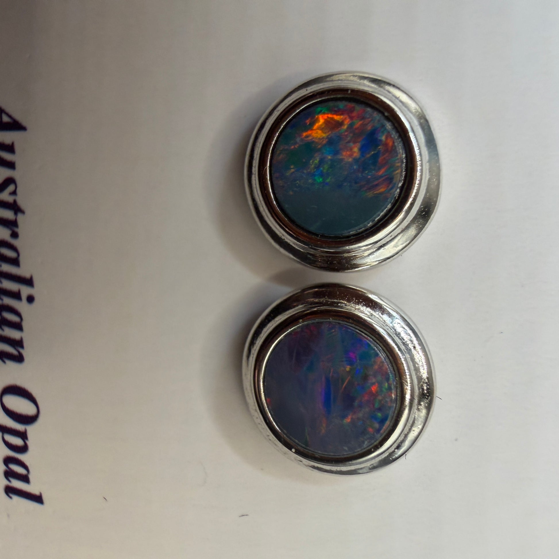 Australian Boulder Opal S925 Earrings