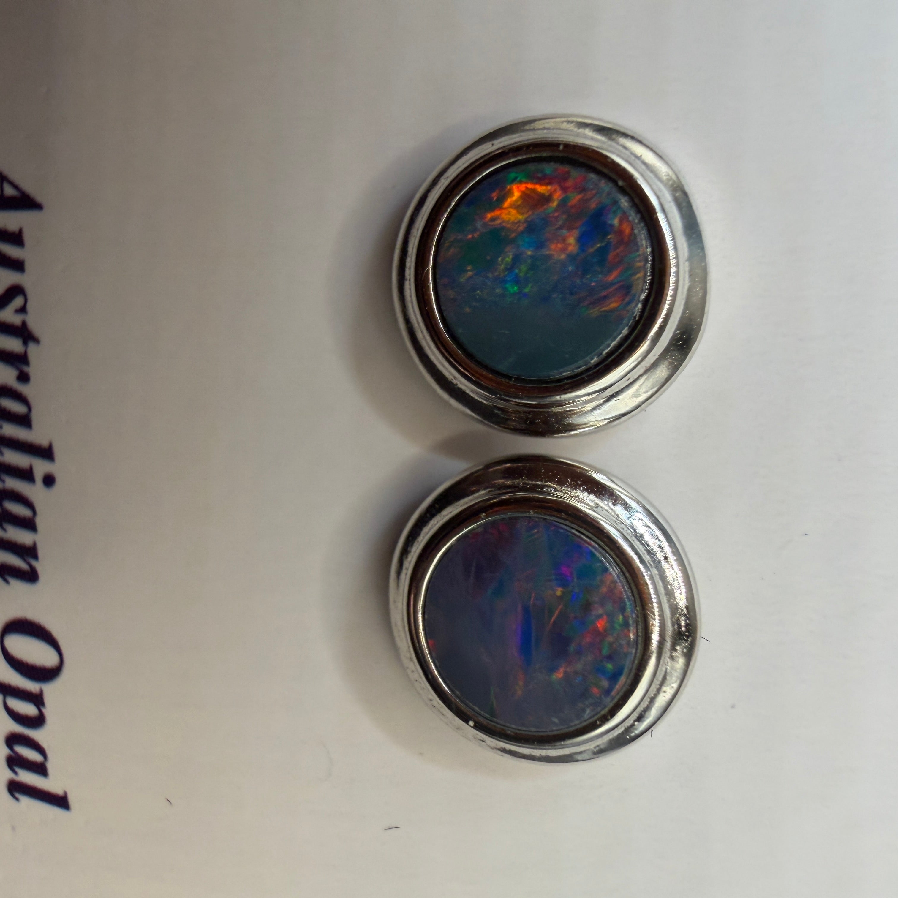 Australian Boulder Opal S925 Earrings