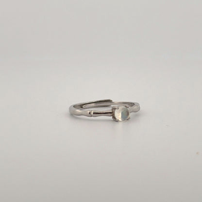 Moonstone S925 Adjustable Ring