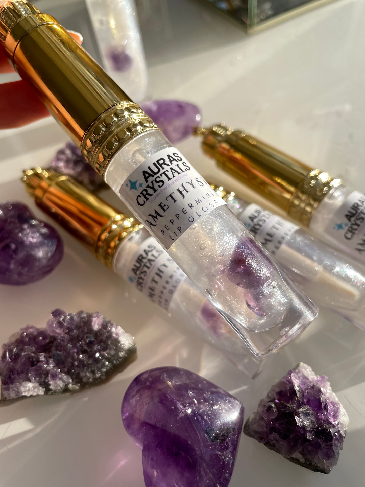 Amethyst Peppermint Lip Gloss