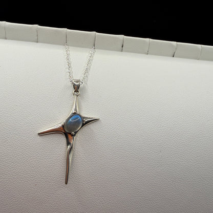 Labradorite Star S925 Necklace
