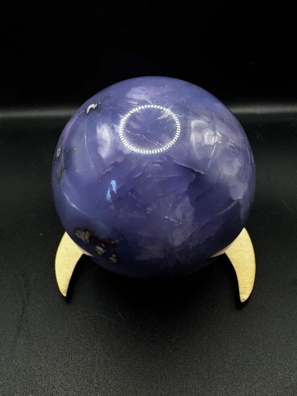 Blue Flower Agate Sphere