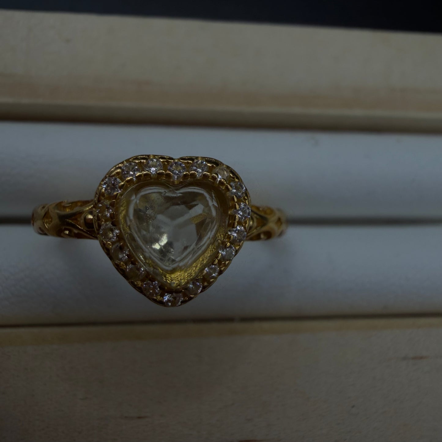 Libyan Desert Glass S925 Certified Adjustable Ring