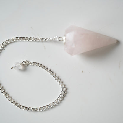 Rose Quartz Pendulum