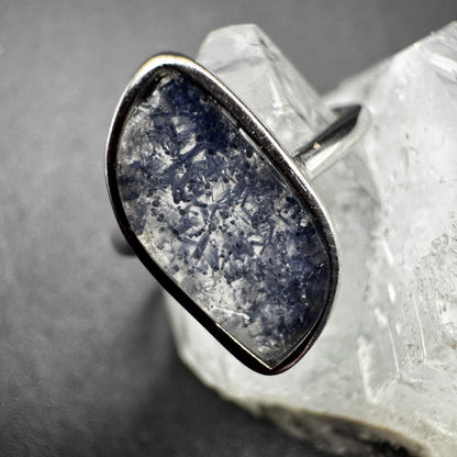 Dumortierite S925 Adjustable Certified Ring