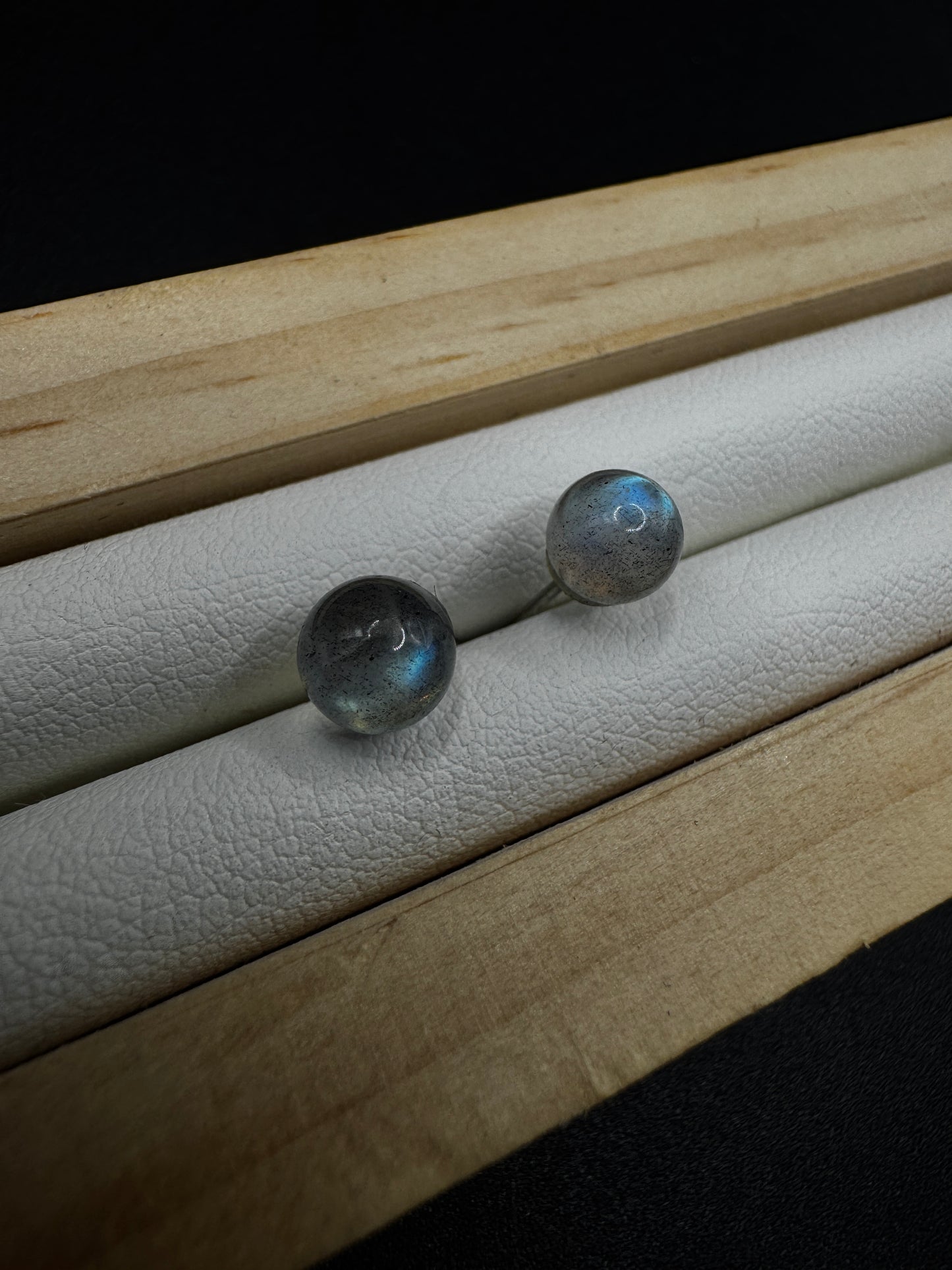 Labradorite Stud Earrings