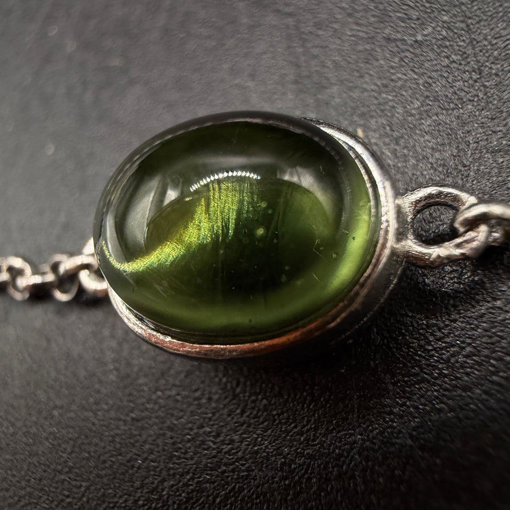 Moldavite S925 Certified Bracelet