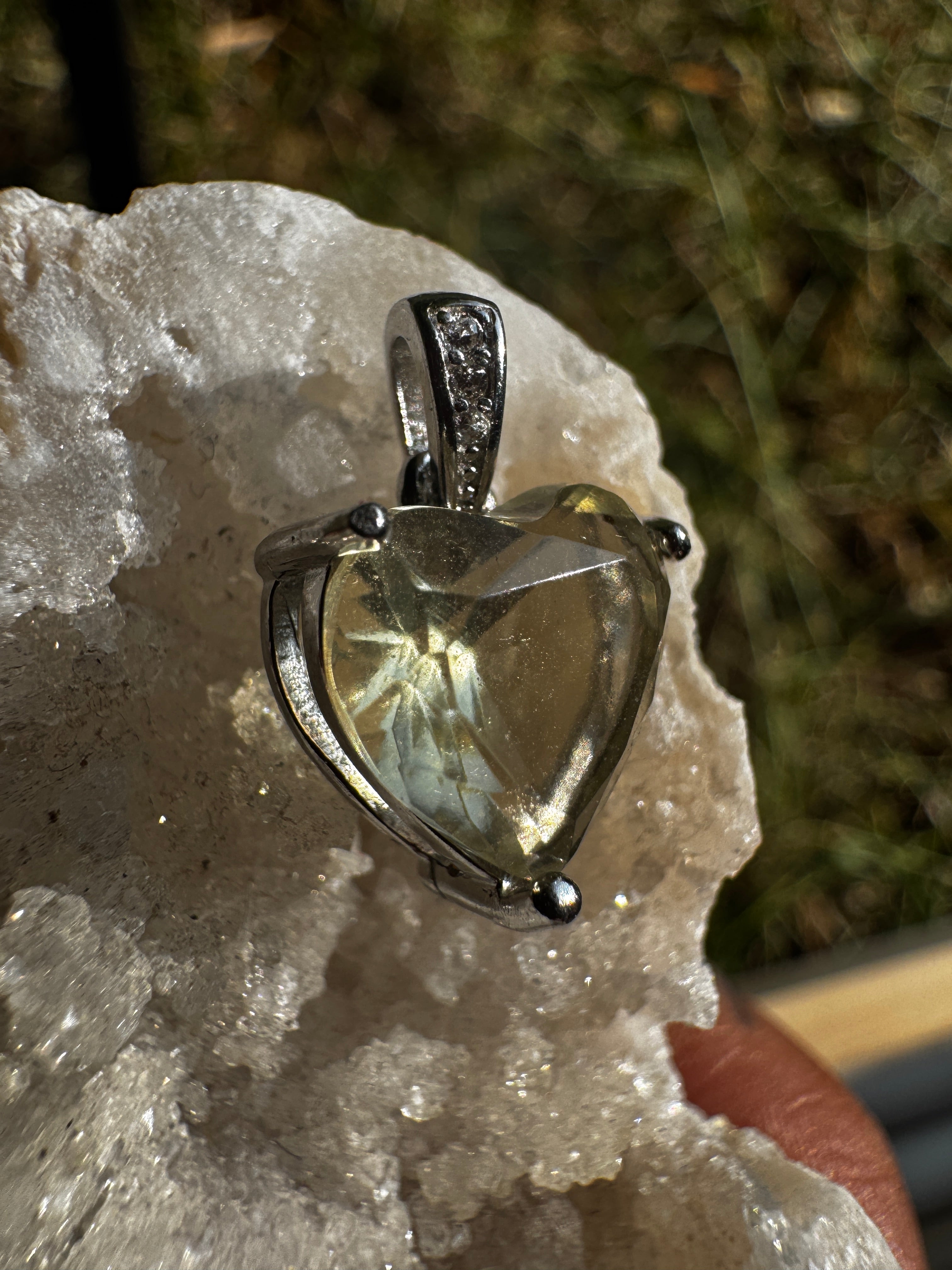 Libyan Desert Glass S925 Necklace