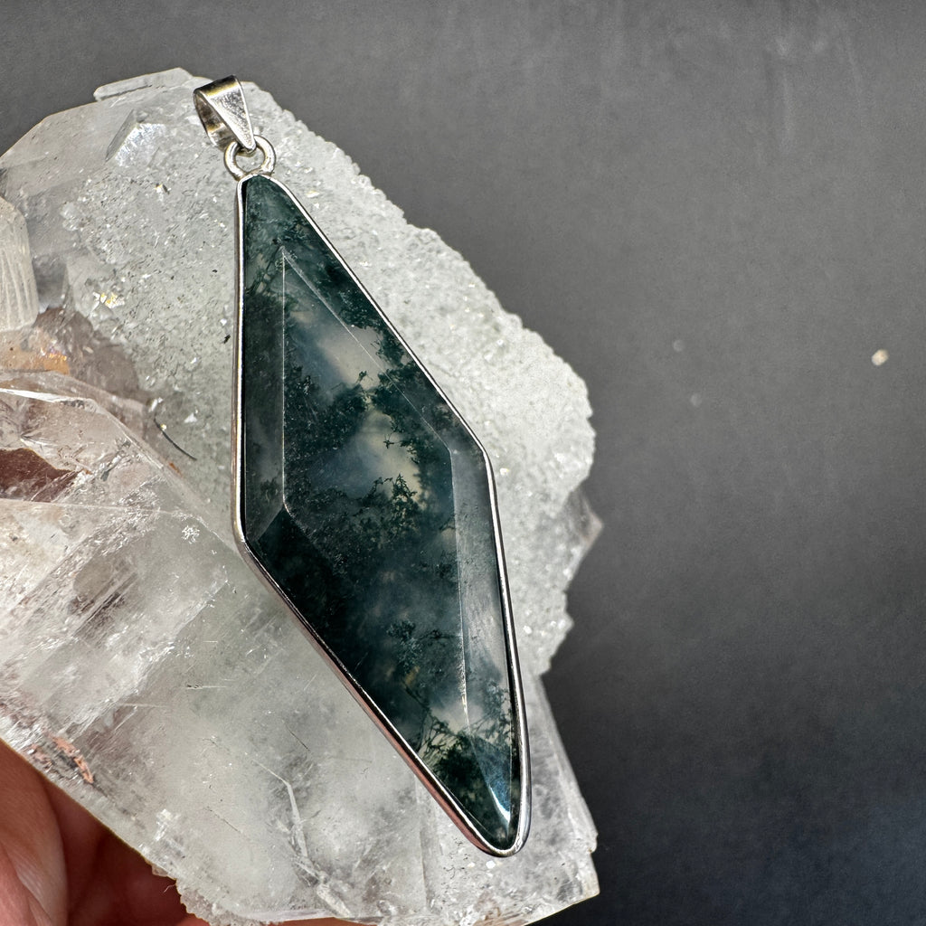Moss Agate Necklace S925