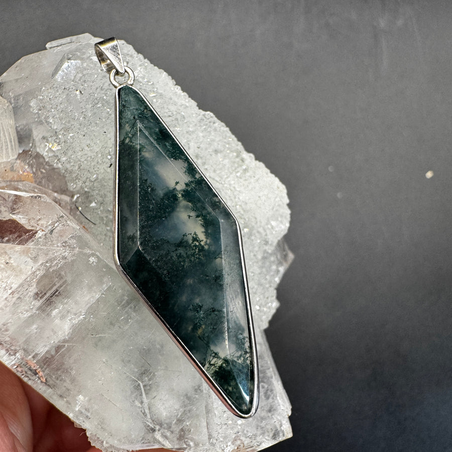 Moss Agate Necklace S925