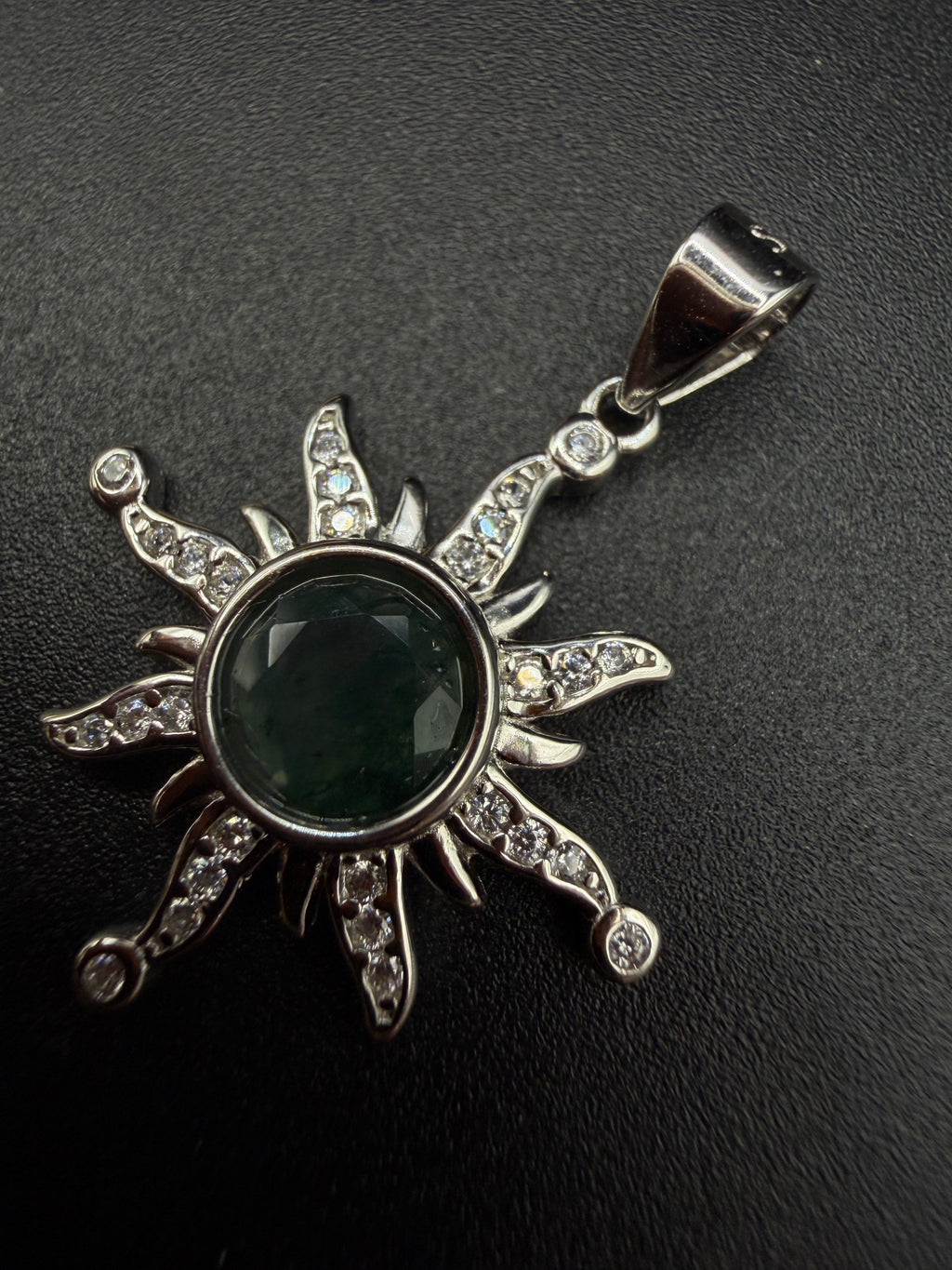 Moss Agate S925 Necklace