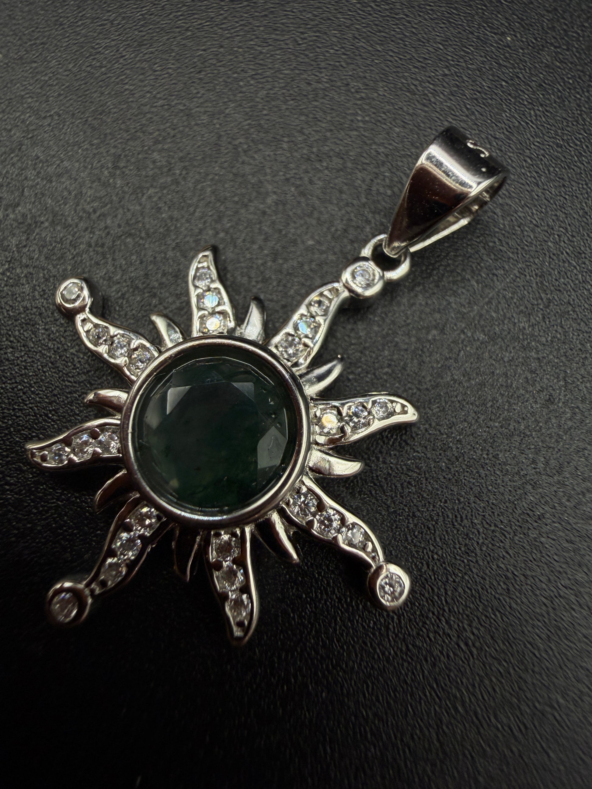 Moss Agate S925 Necklace