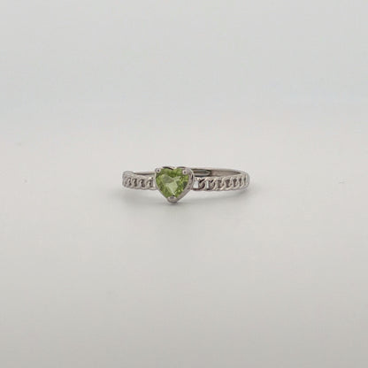Peridot S925 Adjustable Ring