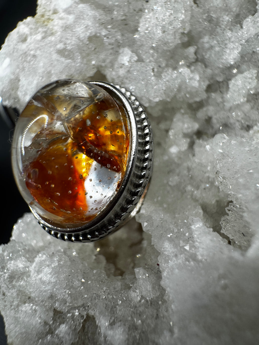 Fire Quartz Necklace