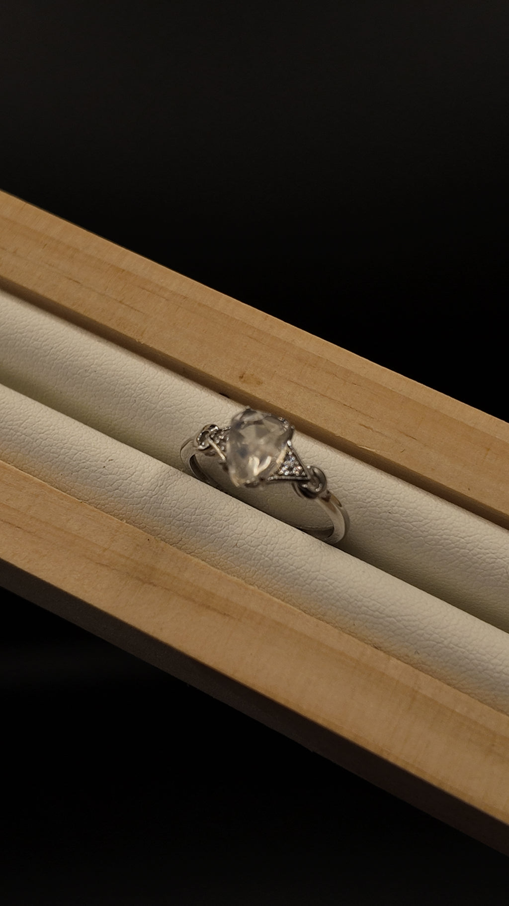 Moonstone Freeform Ring