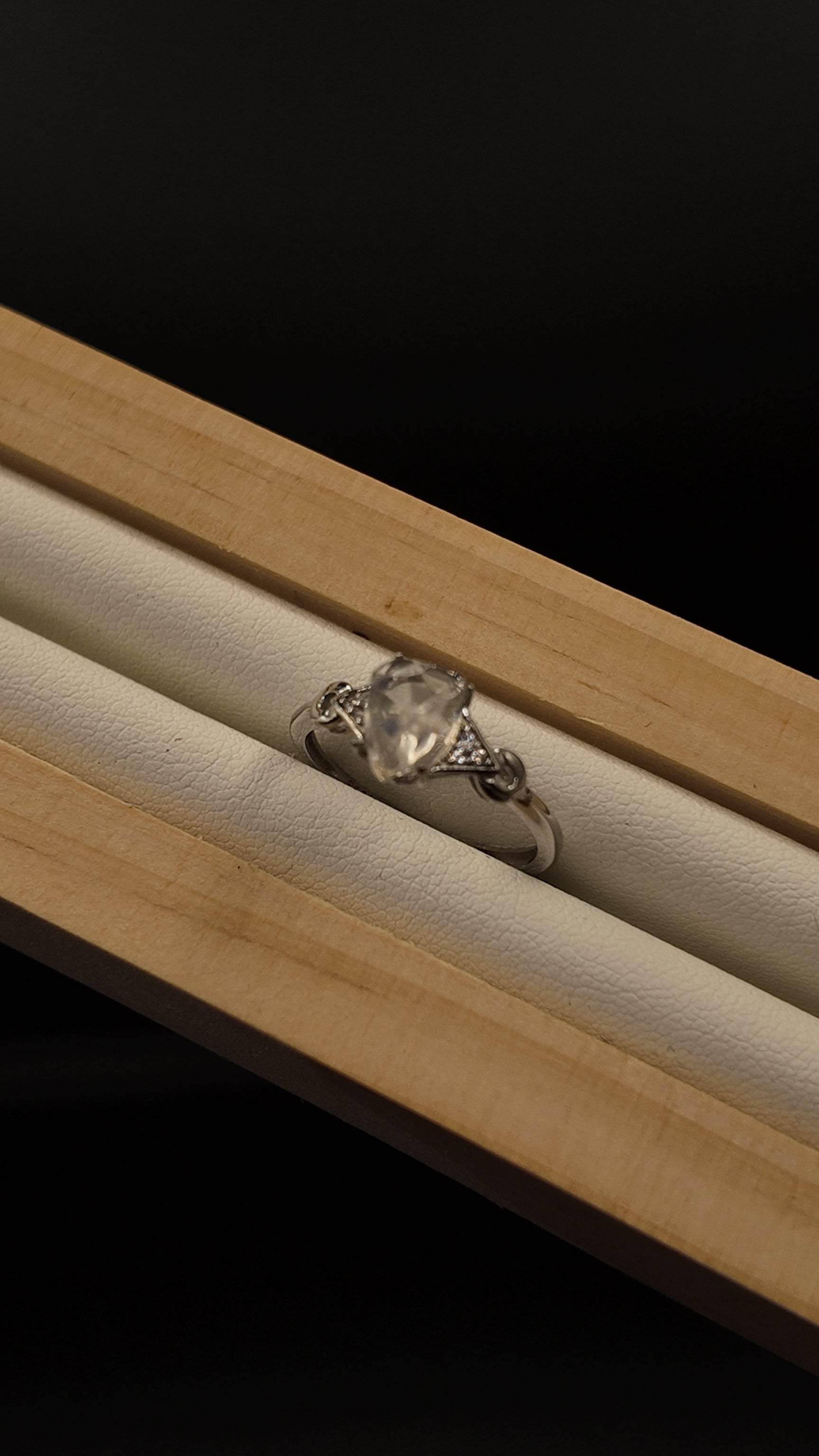 Moonstone Freeform Ring