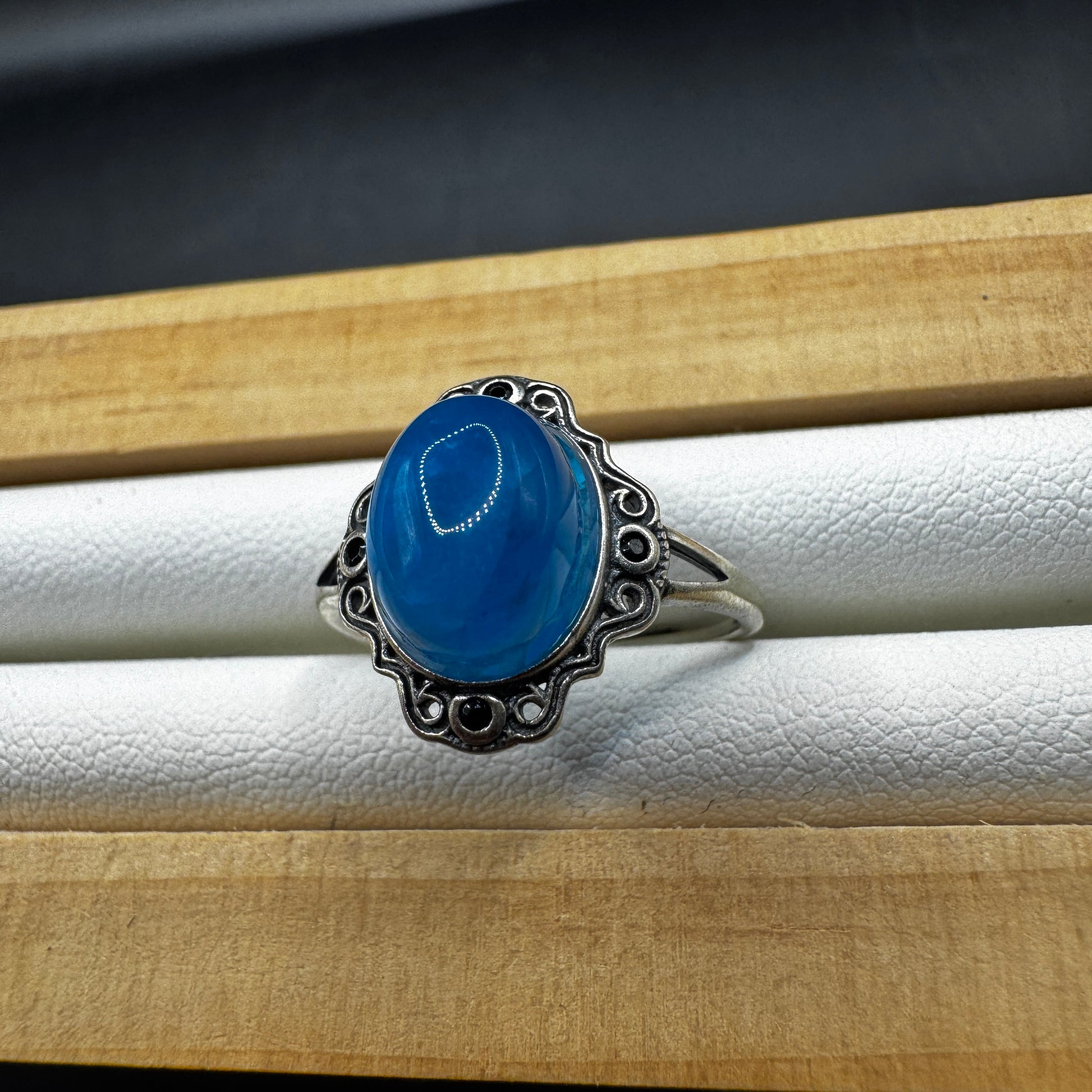 Apatite S925 Adjustable Ring